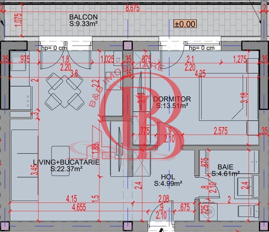 Oferta Lansare 2 camere bloc boutique  parcul Teilor - Schiță 6
