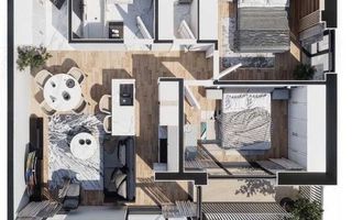 Apartament spațios cu 3 camere, Baciu – zona Restaurant Regal - Poză 6