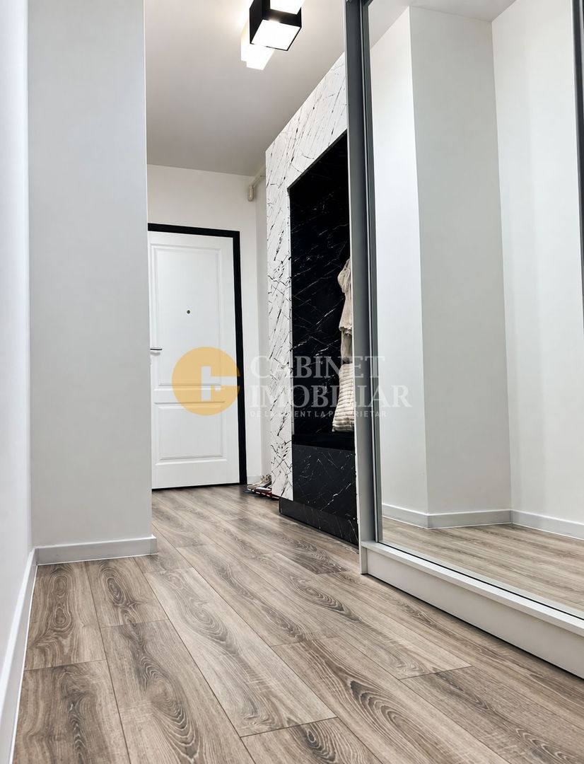 2 camere decomandat - 61mp - mobilat&utilat - ETAJ intermediar - zona Visoianu - Poză 2