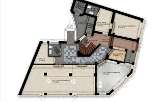 Spatiu Apartamente/ Hotel //​ ​1027.80 mp // Zona Obor - Schiță 36