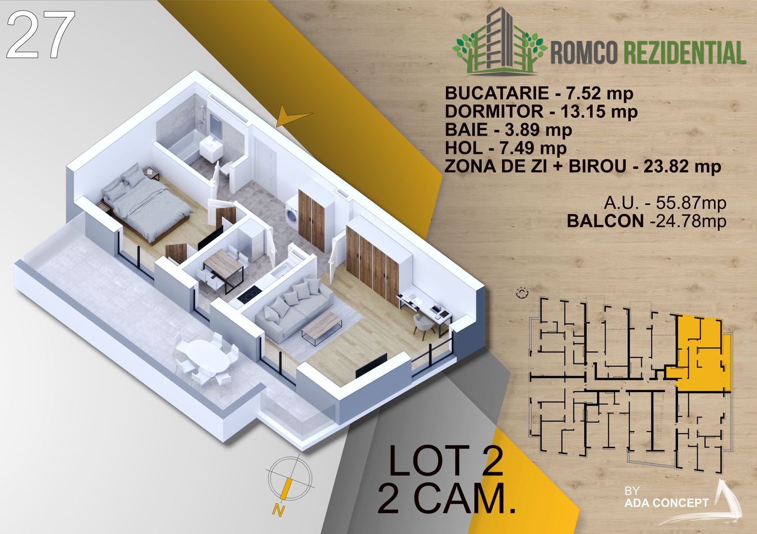 2 camere- panouri solare -tehnologie  NovingAIR - Schiță 5