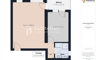 Tur virtual 2 Camere, constructie 2024, Comision 0%- Calea Urseni - Poză 13