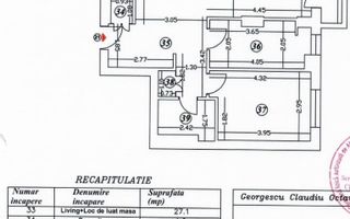VANZARE APARTAMENT MODERN 2 CAMERE | AVIATIEI | 62MP | MOBILAT-UTILAT - Schiță 7