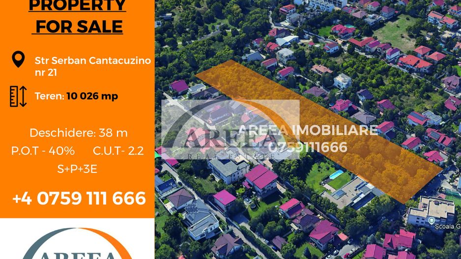 Teren dezvoltare 10.065 mp | Erou Iancu Nicolae | S+P+3 | CUT 2,2 - Poză 1