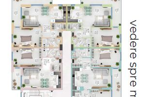 Apartament cu 3 camere de vânzare, Carpathia - Schiță 11