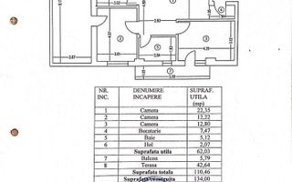 OPORTUNITATE | APARTAMENT 3 CAMERE TIP PENTHOUSE | COLENTINA | TERASA - Schiță 8