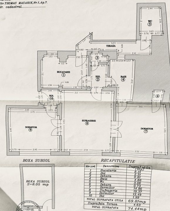 3 camere parter renovat zona Icoanei/Rosetti - Poză 2