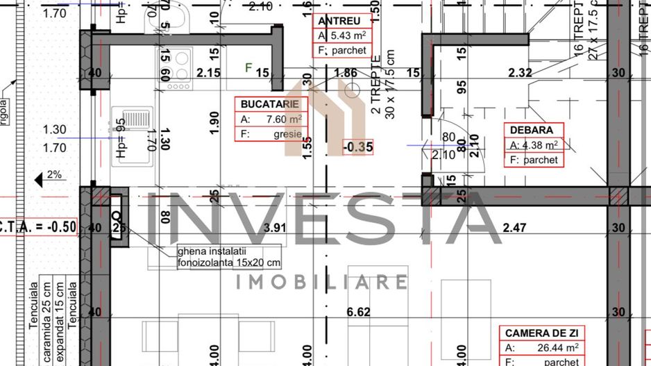 Casa tip duplex pe o strada retrasa, constructie premium! - Schiță 2