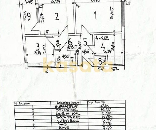 3 Camere 🏢 | Drumul Taberei 📍| Kaufland 🛒| Metrou Valea Ialomitei - Schiță 15