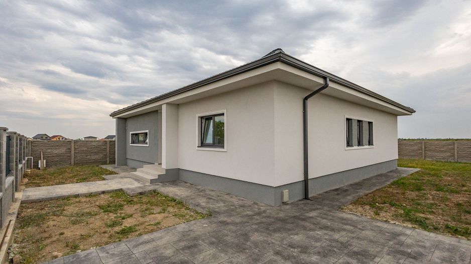 De vanzare | Casa Noua | 500mp Teren | 110mp Utili | TVA 0 | Sacalaz - Poză 1