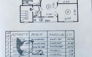 APARTAMENT 3 CAMERE | COTROCENI | CAMERA DEMISOL - Schiță 7