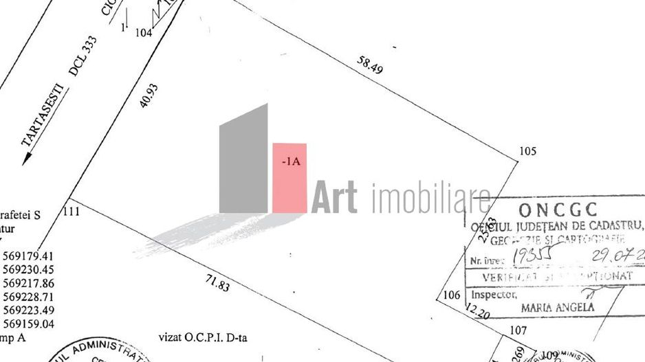 Teren intravilan  2500 mp Ciocanesti - Poză 3