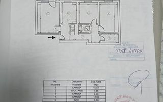 Apartament 3 camere, D.,2 bai, 65mp 135000euro Pacurari - Poză 8