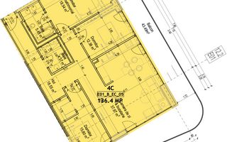 Apartament 3 camere vedere lac - One Lake District - Schiță 4