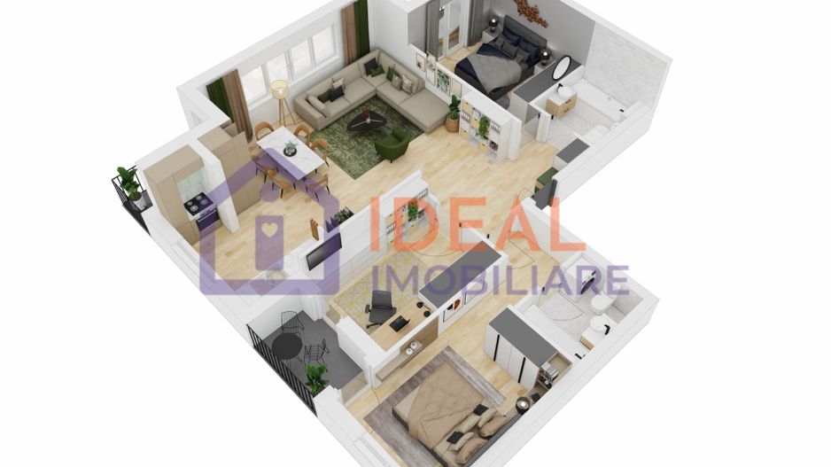 🏡 Apartament 4 camere 3 balcoane si loc de parcare inclus zona Doamna Stanca - Poză 1