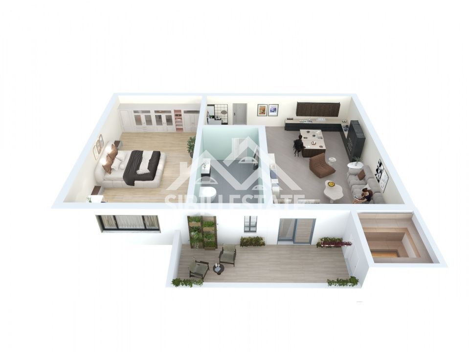 Apartament 2 camere 39,6 mp , Zona Lacul lui Binder - Poză 7