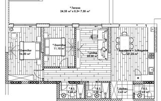 Vânzare, apartament,3 camere, strada Circului, Rîșcani - Poză 2