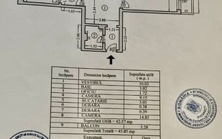 Apartament 2 camere | Tei - Poză 3