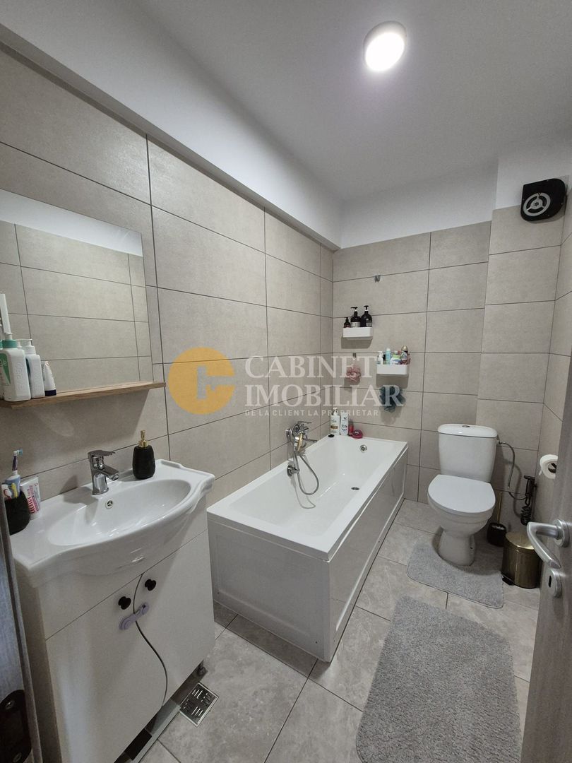 BLOC NOU INTABULAT - 3 CAMERE DECOMANDAT - ETAJ INTERMEDIAR - MOBILAT SI UTILAT - Poză 8