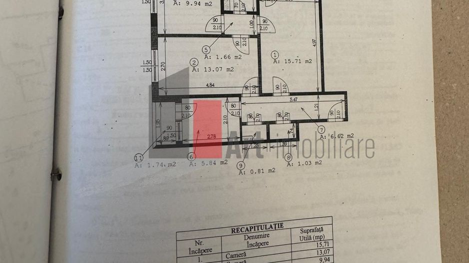 Vânzare apartament 3 camere Piața Progresu - Poză 4