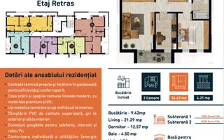 Ultimele apartamente disponibile, investitie sigura,  zona de top ! - Schiță 12