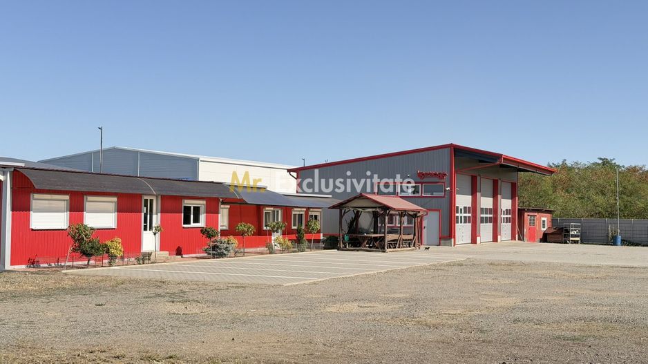 Inchiriere Hală Garaj/ Clădire de birouri-Teren 4000 mp – Carei - Poză 1
