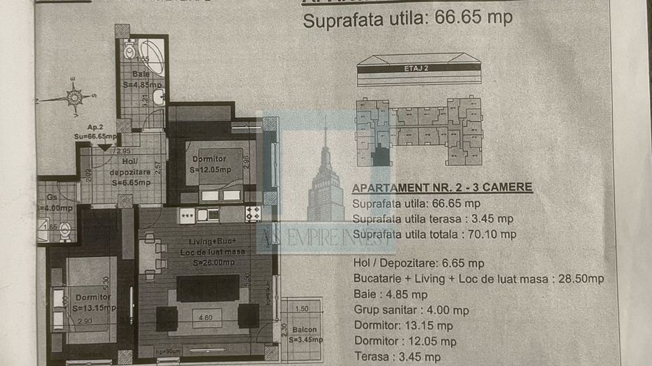Apartament 3 camere - zona Tractorul - Poză 7