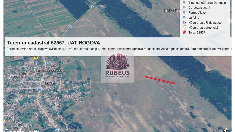 💎 BEST BUY AGRICOL: 1 HECTAR TEREN ROGOVA | CADUSTRU EFECTUAT | PREȚ - Poză 7