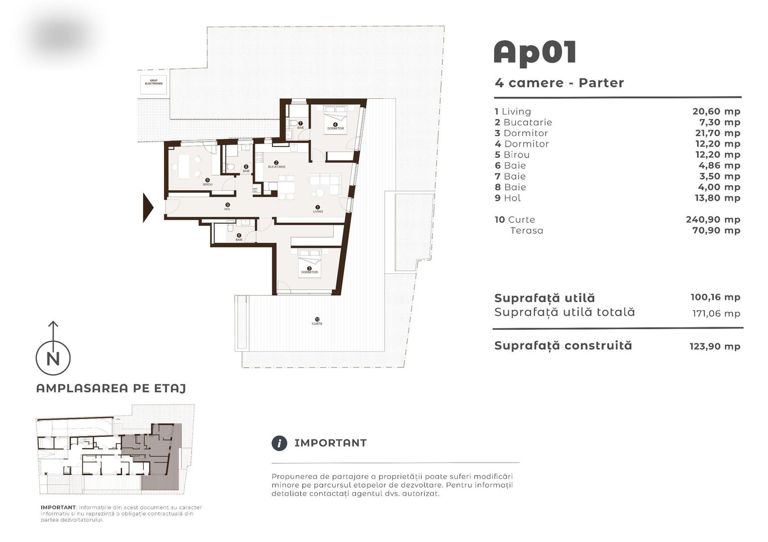 Timpuri Noi | 4 camere 100 mp UTILI | 240 mp GRADINA | 70 mp TERASA - Poză 14