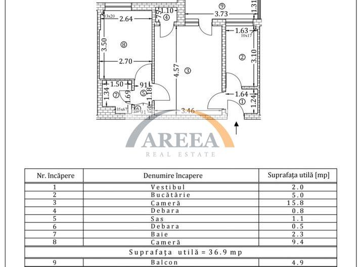 OPORTUNITATE - Piata Amzei - 2 camere ULTRAFINISAT - 3/7 - anvelopat - Poză 8