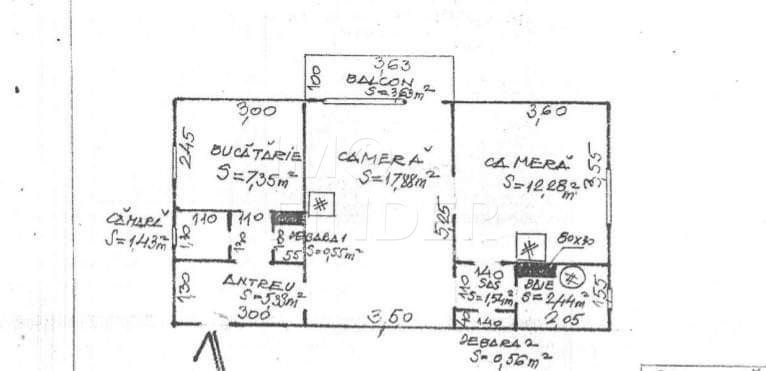 Apartament 2 camere, 50 mp, balcon, parcare, etaj 1, zona Garii - Poză 2