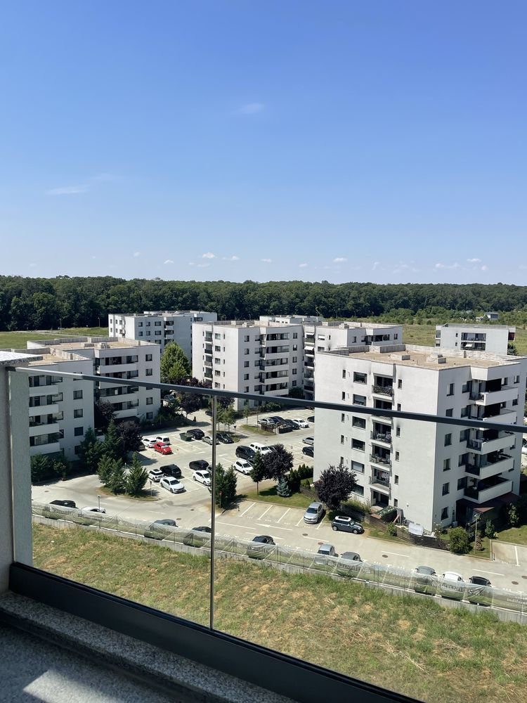 Închiriez apartament 2 camere, Băneasa, centrală,openspace, bloc nou - Poză 7