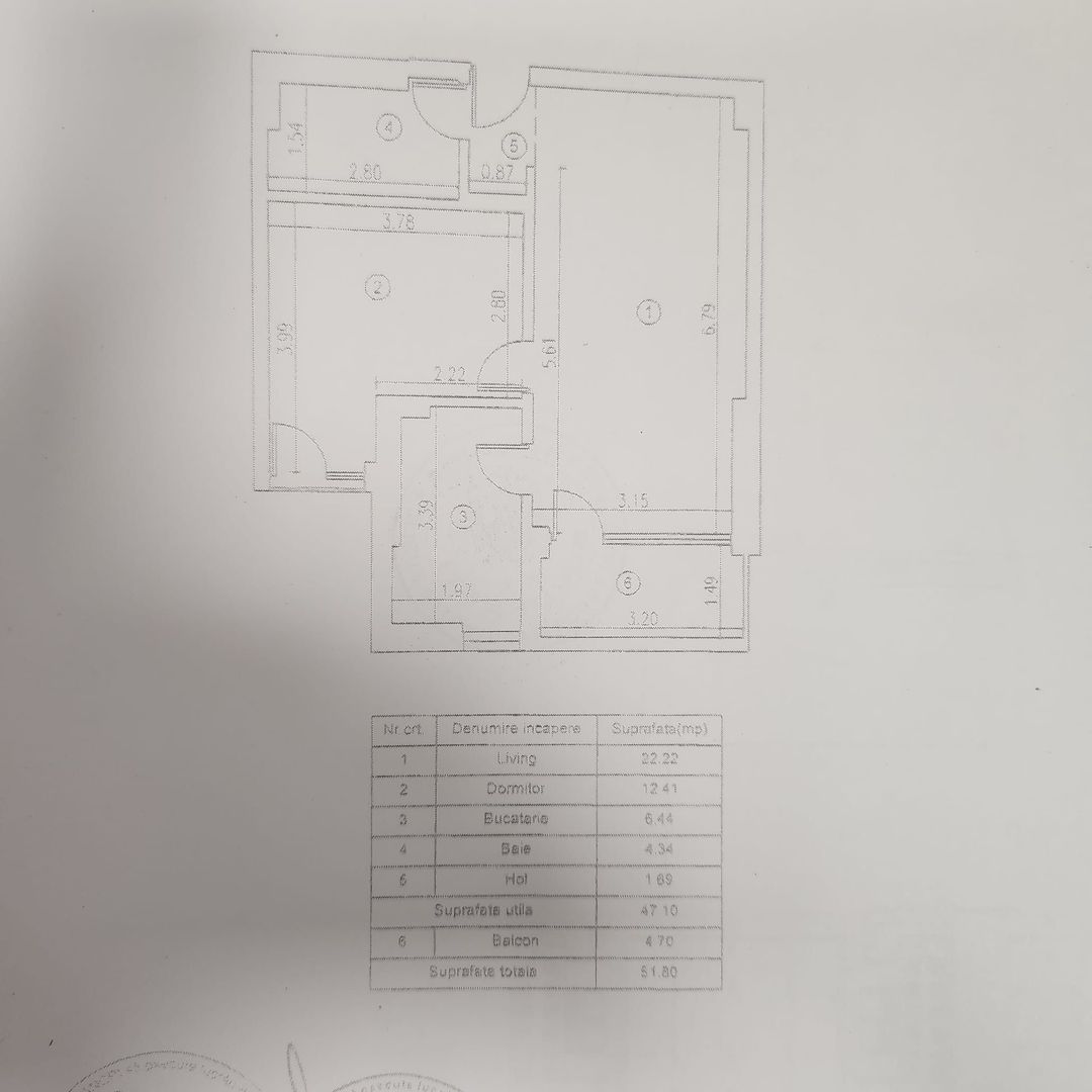 2 camere | parcare | Dinamic City Floreasca - Schiță 8