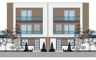 Casă modernă în Sibiu – etaj retras, terase -teren 213 mp - Poză 1