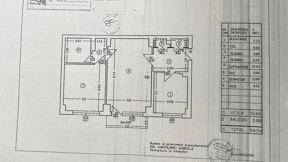 🏡  Apartament 2 camere de vanzare | 54 mp | etaj 6/10 | Drumul Taberei - Poză 6