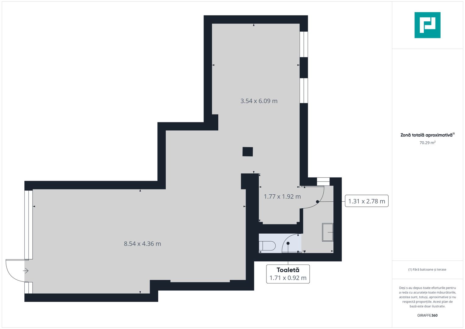 Spatiu comercial 70 mp - Poză 10