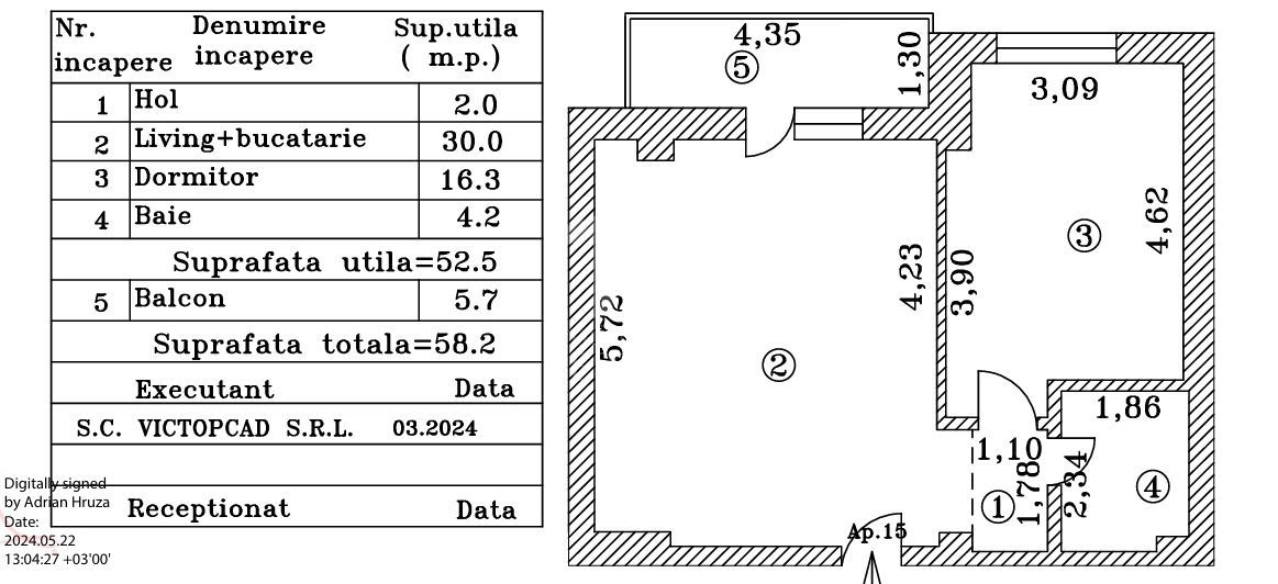 Apart 2 camere Grigorescu Dristor vis-a-vis Lidl mobilat utilat com 0% - Poză 32