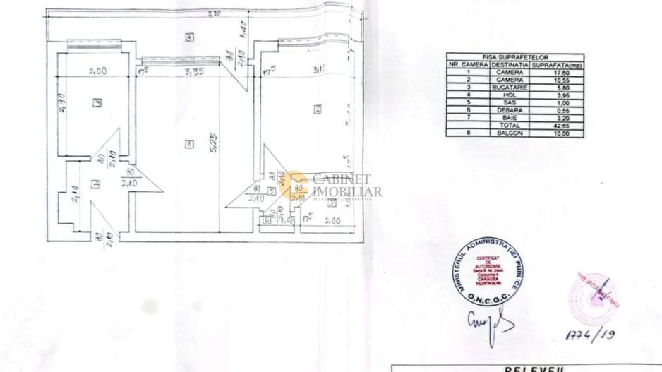 2 Camere | Bloc Reabilitat | Creditabil | 4/8 | M Crangasi - 15 min - Schiță 16