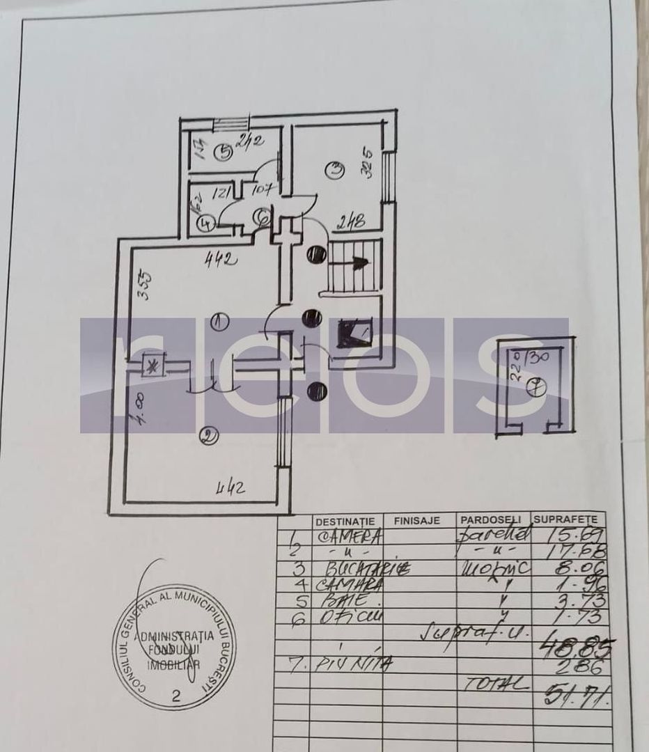 VANZARE APARTAMENT 2 CAMERE 49MP PIATA MUNCII DECEBAL CENTRALA PROPRIE - Poză 14