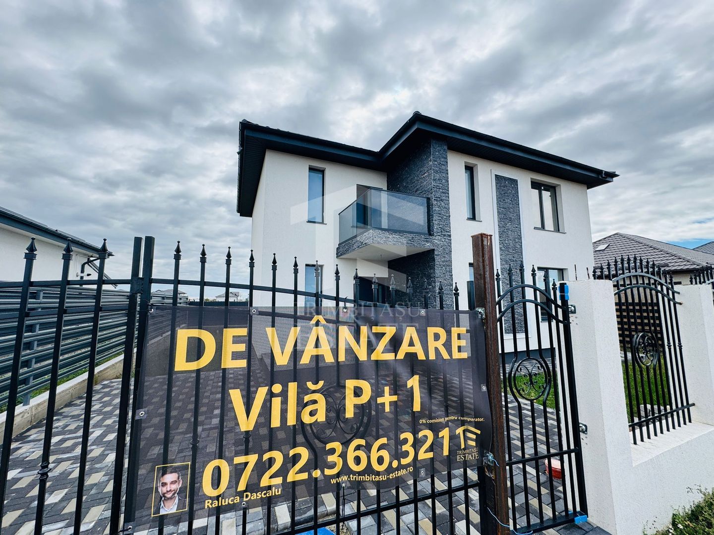 Buftea-vila individuala P+1 cu 5 camere teren 319mp - Poză 1