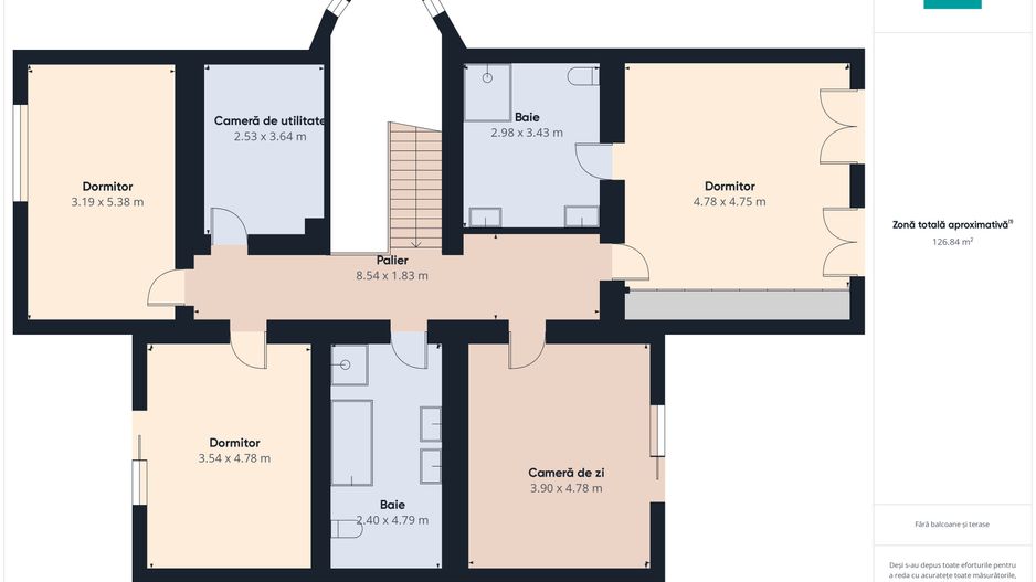 Vilă/casă cu 6 camere 400mp în Dumbrăvița - Poză 22