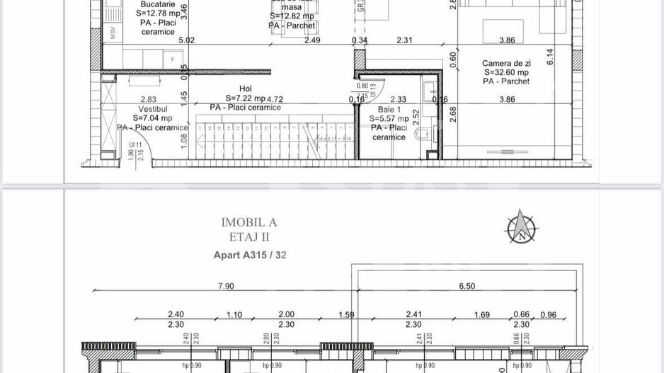 Apartament cu 4 camere - vedere spre padure, Iancu Nicolae - Schiță 19
