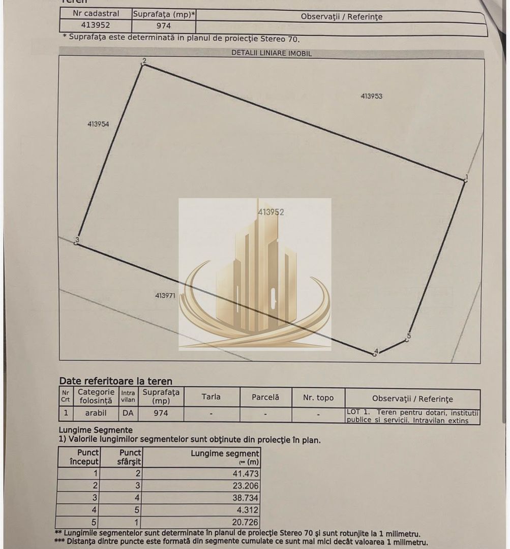 Teren investițional Chișoda | 974 mp | 2 fronturi | PUZ servicii - Poză 6
