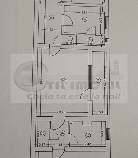 Apartament 3 cam SD- Tatarasi - 70 mp -119.000 euro - Poză 15