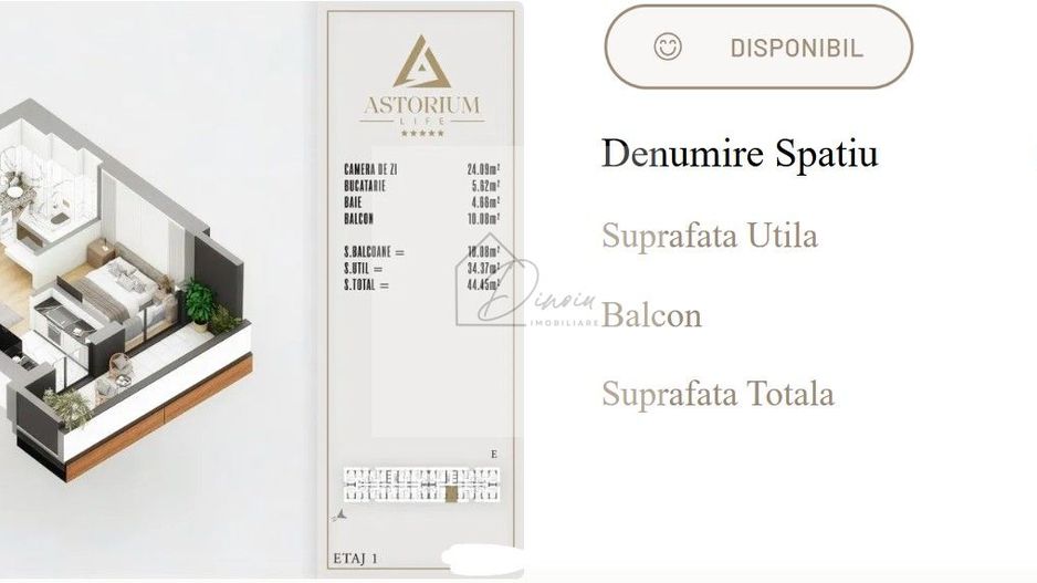 Garsoniera Astorium LIfe I Th Pallady -Gura Calitei I Proprietar - Poză 3