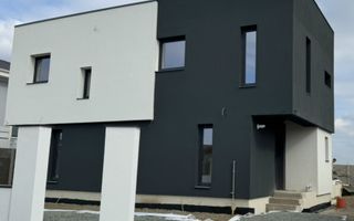 Sacalaz, 1/2 Duplex P+E, 4 Camere,2 Bai,Proiect Modern - Poză 2