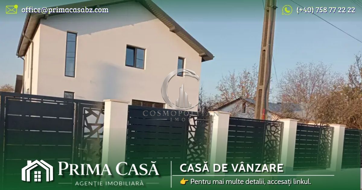 Vila noua ~ sat Lipia comuna Merei/BZ ~ la cheie ~ Pret: 170.000€ - Poză 1