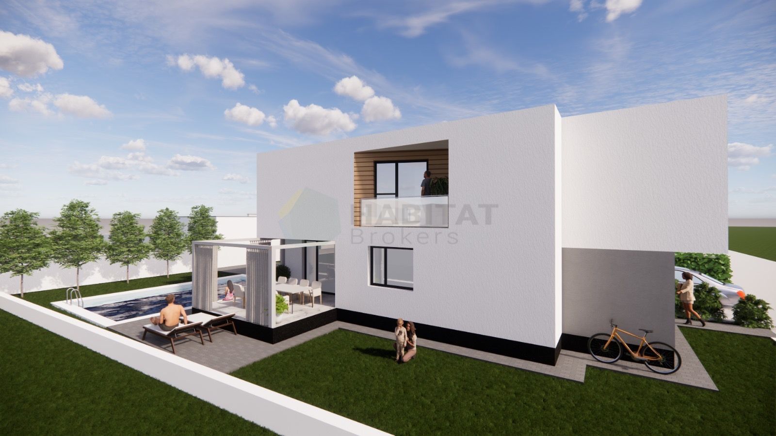 Teren central cu Autorizație de construire pt 2 vile - Poză 13