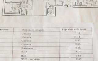 Apartament 4 camere | Tineretului – Timpuri Noi - Schiță 11