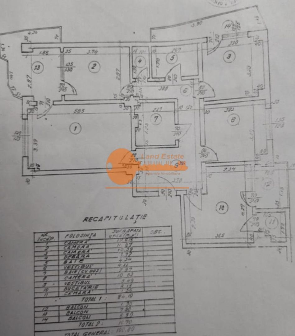 Apartament 4 camere, 107 mp utili, vedere directă la lac – Colentina - Schiță 28